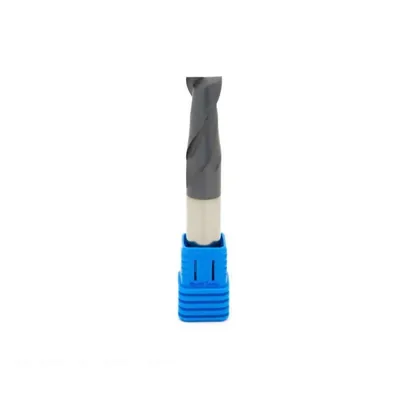Fresa metal duro 45hrc reta 2 cortes ø 16,0 - 150 - 70,0mm h16 longa tialn - guran