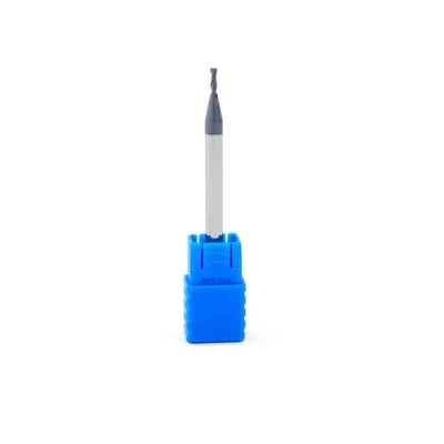 Fresa metal duro 45hrc reta 2 cortes ø 02,0 - 075 - 06,0mm h04 média tialn - guran