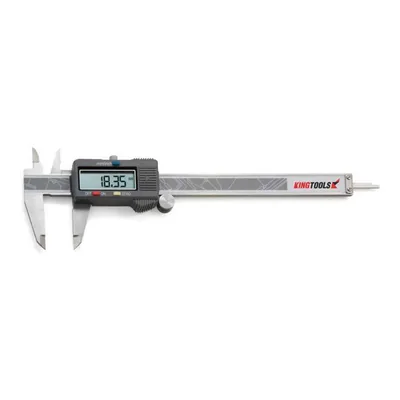 Paquímetro digital com digitos grandes 0 a 200 x 0,01mm - 502.200bl king tools