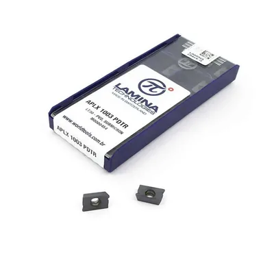 Inserto para fresamento aplx 1003 pdtr lt30 - lamina