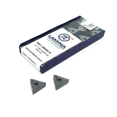 Inserto para torneamento tnux 160404 r lt10 - lamina
