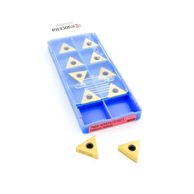 Inserto de cerâmica para torneamento tnga 160404 t01525 a66n - kyocera