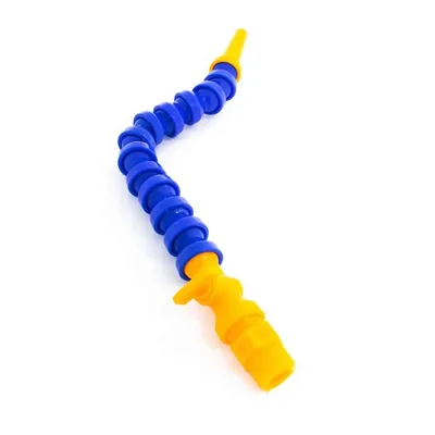 Flexível plástico p/refrigeração rosca 1/2" npt x 1/4" x 355mm válvula separada - vhk-1/2"vs daigo