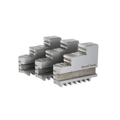 Jogo de 3 castanhas internas inteiriças para placa k-11200 de 200mm - world tools