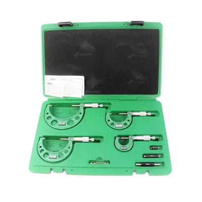 Jogo de micrômetros externo arco leve 0 a 100 x 0,01mm - 3203-1004a insize