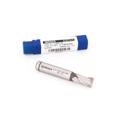 Fresa hss reta 2 cortes m42 co8 ø 02,0 x 048mm curta din327 b-n - 1445.3 indaço