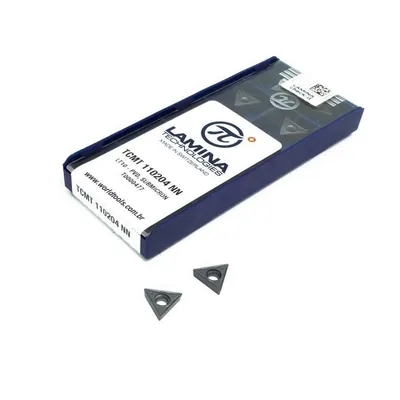 Inserto para torneamento tcmt 110208 nn lt10 - lamina