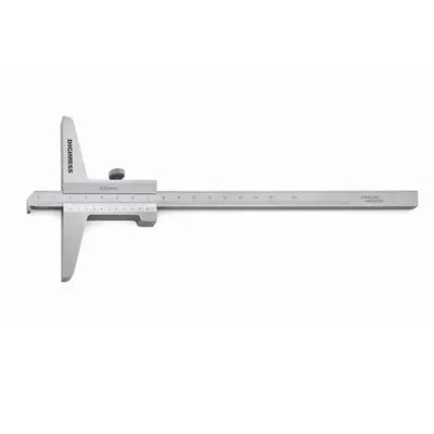 Paquímetro de profundidade com gancho 0 a 150 x 0,02mm - 100.208 digimess