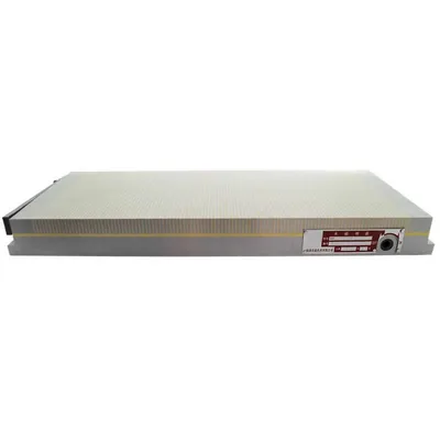Mesa magnética permanente 500 x 200 x 60mm passo polar fino 1,0 + 3,0mm 800 gauss - gin-820b gin