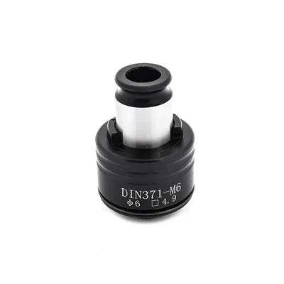 Adaptador t1 porta macho m06,0 din371 c/catraca ø 06,0mm quadrado 04,9mm - tc312-m06 mawbra