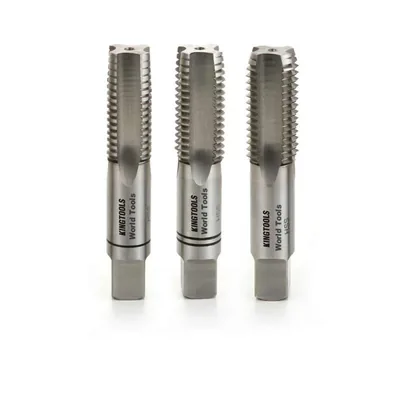 Jogo de macho manual hss m06,0 x 1,00 duas peças i e iii din352 - 2000 king tools