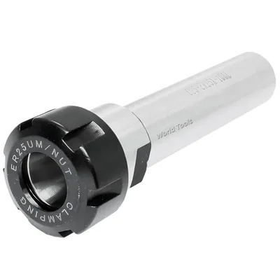 Haste paralela porta pinça er-25um ø 25 x 050mm porca encaixe - c25-er25-050l world tools