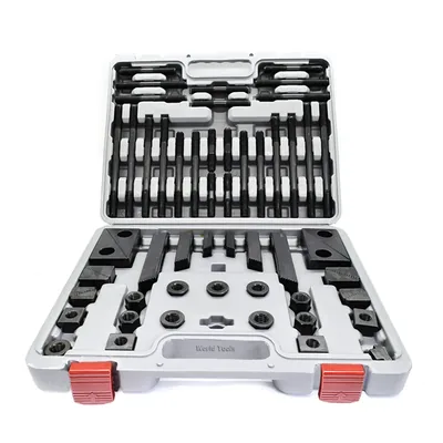 Kit de fixação com 58 peças para mesa com canal de 16,0mm fuso m14 - gr-14e viber