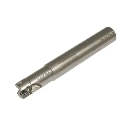 Fresa de topo ø 10 x 140mm 2 cortes haste ø 10,0mm para inserto xomx 06 seco - black tools