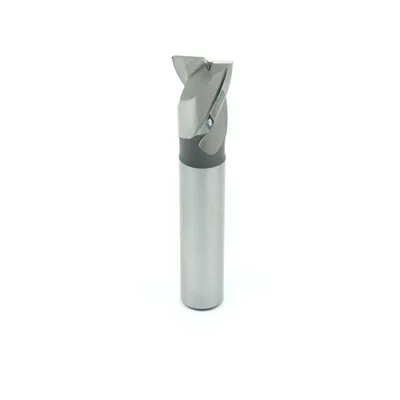 Fresa hss reta 2 cortes m2 ø 28,0 x 102mm curta din327 b-n - 1445 indaço