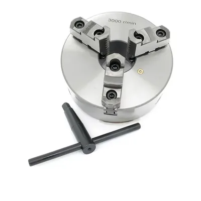 Placa de torno 3 castanhas reversíveis ø 250mm com furação traseira - k-11250a world tools