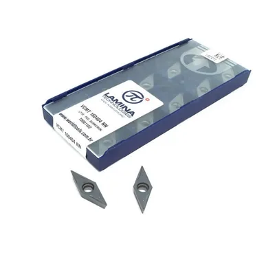 Inserto para torneamento vcmt 160408 nn lt10 - lamina