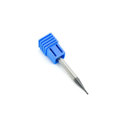 Fresa metal duro 45hrc reta 2 cortes ø 01,0 - 050 - 03,0mm h04 tialn - dry cut