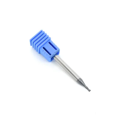 Fresa metal duro 45hrc reta 2 cortes ø 01,5 - 050 - 04,0mm h04 tialn - dry cut