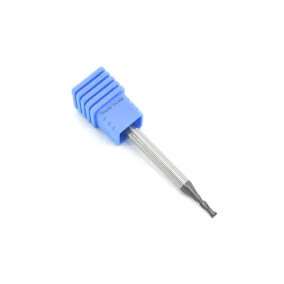 Fresa metal duro 45hrc reta 2 cortes ø 02,0 - 050 - 06,0mm h04 tialn - dry cut