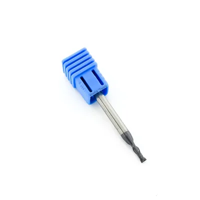 Fresa metal duro 45hrc reta 2 cortes ø 02,5 - 050 - 08,0mm h04 tialn - dry cut