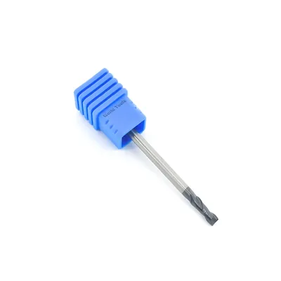 Fresa metal duro 45hrc reta 2 cortes ø 03,0 - 050 - 08,0mm h03 tialn - dry cut