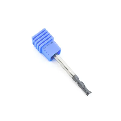 Fresa metal duro 45hrc reta 2 cortes ø 04,0 - 050 - 10,0mm h04 tialn - dry cut