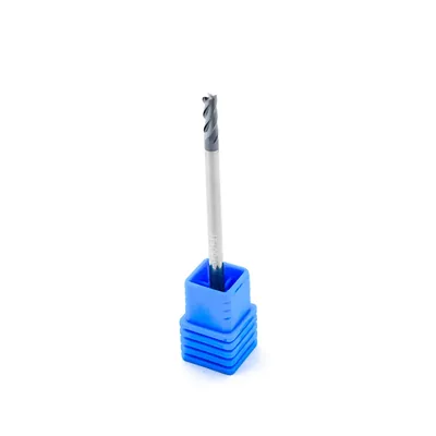 Fresa metal duro 45hrc reta 4 cortes ø 03,0 - 050 - 08,0mm h03 tialn - dry cut