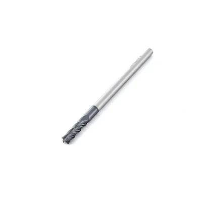 Fresa metal duro 45hrc reta 4 cortes ø 04,0 - 075 - 15,0mm h04 tialn - dry cut
