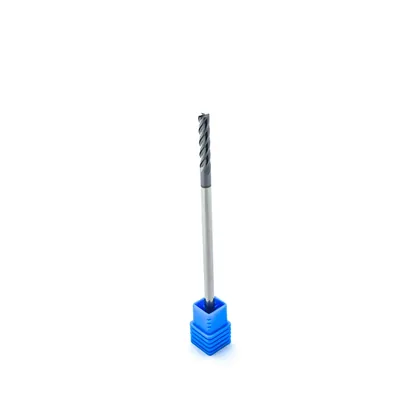 Fresa metal duro 45hrc reta 4 cortes ø 04,0 - 100 - 20,0mm h04 tialn - dry cut