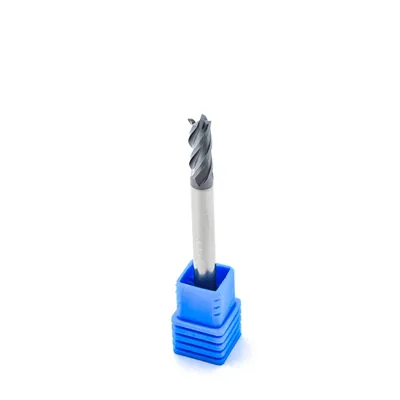 Fresa metal duro 45hrc reta 4 cortes ø 05,0 - 050 - 13,0mm h05 tialn - dry cut
