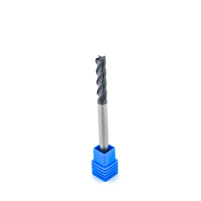 Fresa metal duro 45hrc reta 4 cortes ø 06,0 - 075 - 20,0mm h06 tialn - dry cut