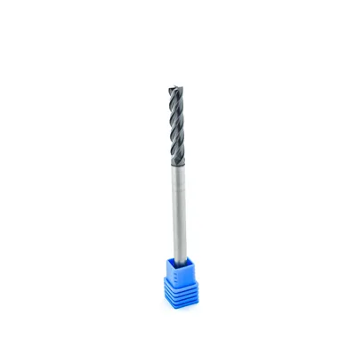 Fresa metal duro 45hrc reta 4 cortes ø 06,0 - 100 - 30,0mm h06 tialn - dry cut