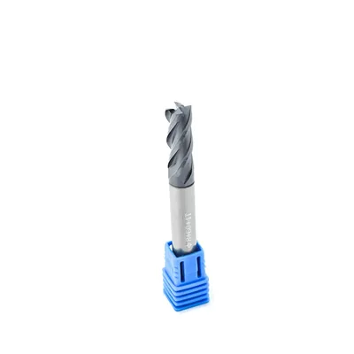 Fresa metal duro 45hrc reta 4 cortes ø 08,0 - 060 - 20,0mm h08 tialn - dry cut