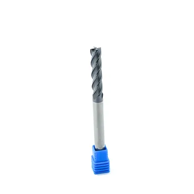 Fresa metal duro 45hrc reta 4 cortes ø 08,0 - 100 - 35,0mm h08 tialn - dry cut