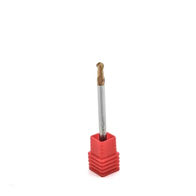Fresa metal duro 55hrc esférica 2 cortes ø 04,0 - 050 - 10,0mm h04 altisin - dry cut