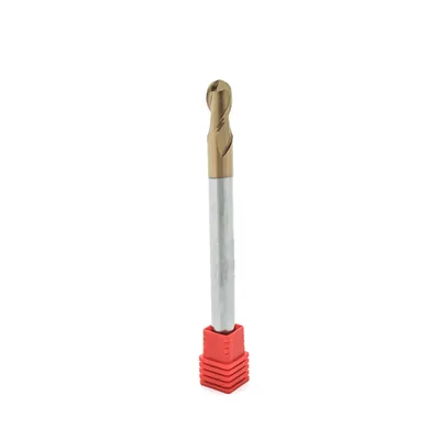 Fresa metal duro 55hrc esférica 2 cortes ø 08,0 - 100 - 35,0mm h08 altisin - dry cut