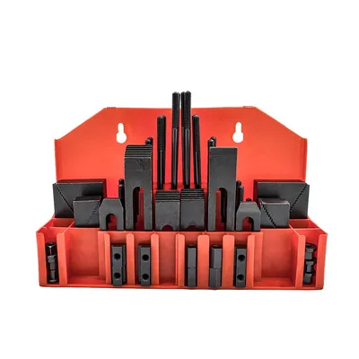 Kit de fixação com 54 peças para mesa com canal de 10,0mm fuso m08 - ck-08 mawbra