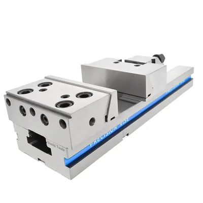 Morsa modular de alta precisão abertura de 0 a 200mm mordentes de 150mm - vmp-150a mawbra