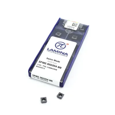 Inserto para furação spmg 060204 nn lt30 - lamina