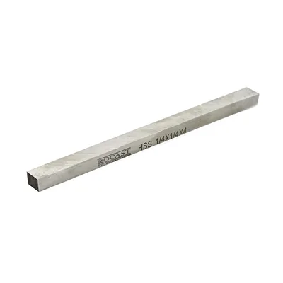 Bits quadrado hss 1/4" x 4" polegadas sem cobalto - rocast