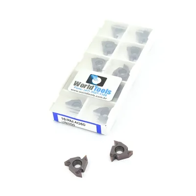 Inserto para rosca interna 60 graus un100 - 16irm ag60 guran