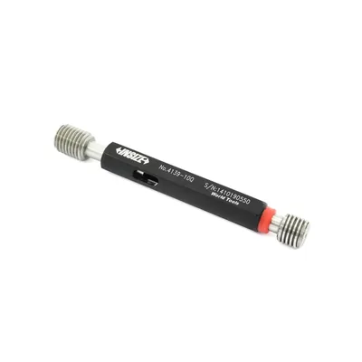 Tampão calibrador de rosca passa e não passa mf 6h m10,0 x 1,25 - tpnp 4139-10q insize
