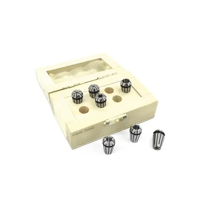 Jogo de pinças er-11 din6499 ø 1,0 a 07,0mm precisão 0,015mm com 07 pinças - er11-07pcs viber