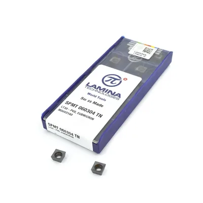 Inserto para fresamento spmt 060304 tn lt30 - lamina