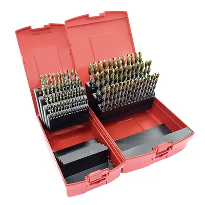 Jogo com 91 brocas hss din338 a002 ø 1,0 a 10,0mm com cobertura tin - a095209 dormer