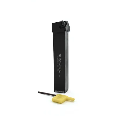 Suporte externo de rosca ser 2525 m16 para inserto 16er - dry cut