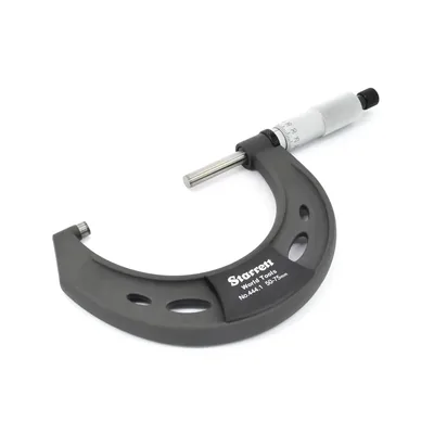 Micrômetro universal 050 a 075 x 0,01mm arco robusto - 444.1mxrl-75 starrett