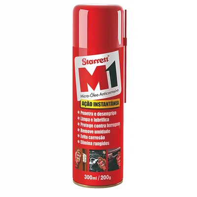 Micro óleo anticorrosivo desengripante m1 aerossol 300ml - m1-215 starrett