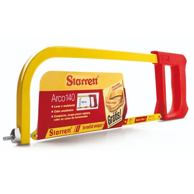Arco de serra em aço tubular com lâmina bs 12" polegadas - k140 starrett